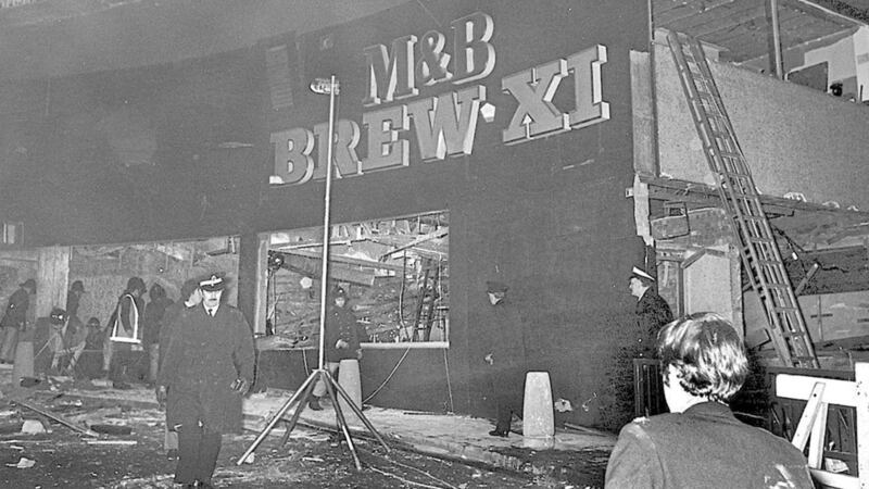 bomb attacks: The exterior of the Mulberry Bush pub in Birmingham after a bomb exploded in 1974 