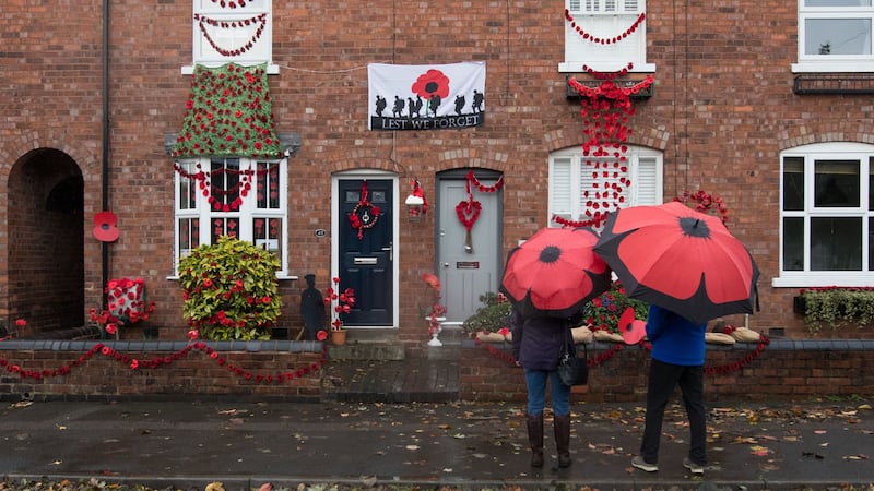 Towns across the country have been covered in decorations ahead of the 100th anniversary of the end of the First World War.