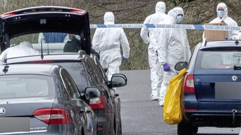 The New IRA bomb was left at the home of a part time police officer on Monday April 19 