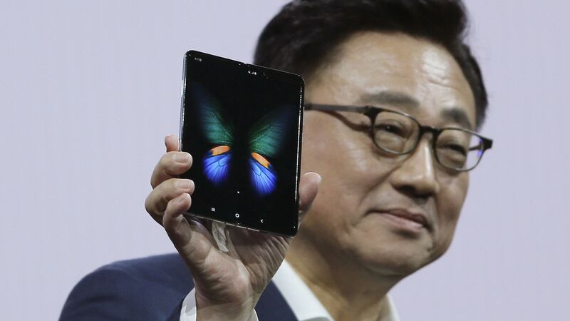 The company has revealed its first foldable smartphone.