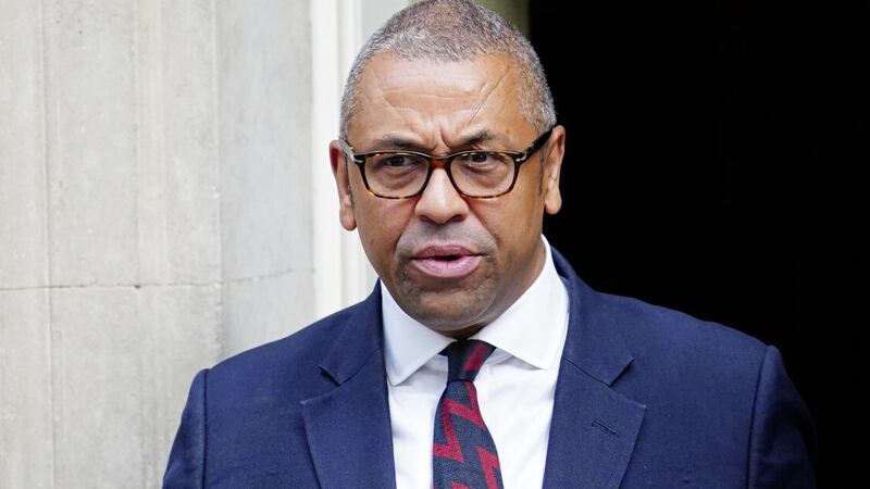 British Foreign Secretary James Cleverly  