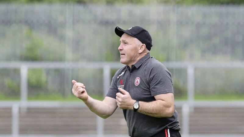 Tyrone U20 manager Paul Devlin has urged people to be positive rather than negative in these testing times.<br /> Picture Margaret McLaughlin