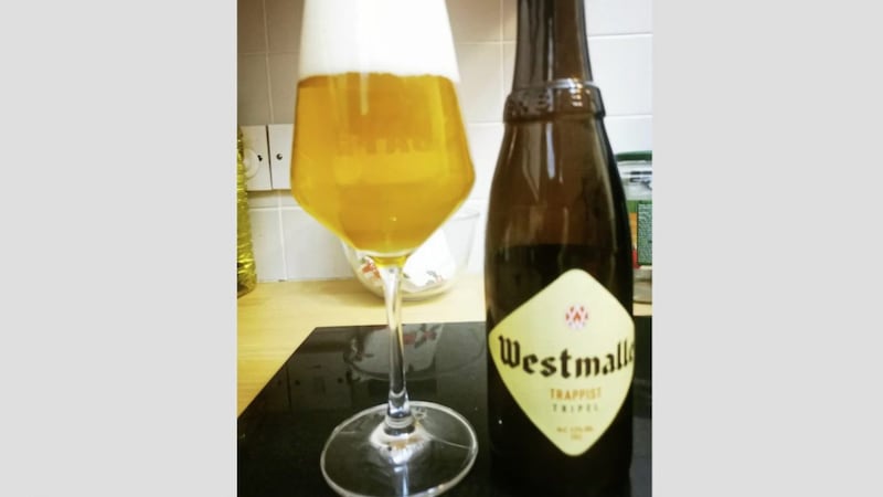 Westmalle Tripel, thought to be the first beer to be slapped with the label tripel, in the 1930s 