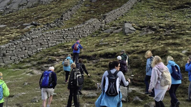 The Mournes international walking festival takes place in June 
