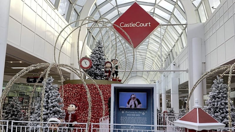 Santa has gone virtual at CastleCourt Shopping Centre this year. Picture by Hugh Russell 