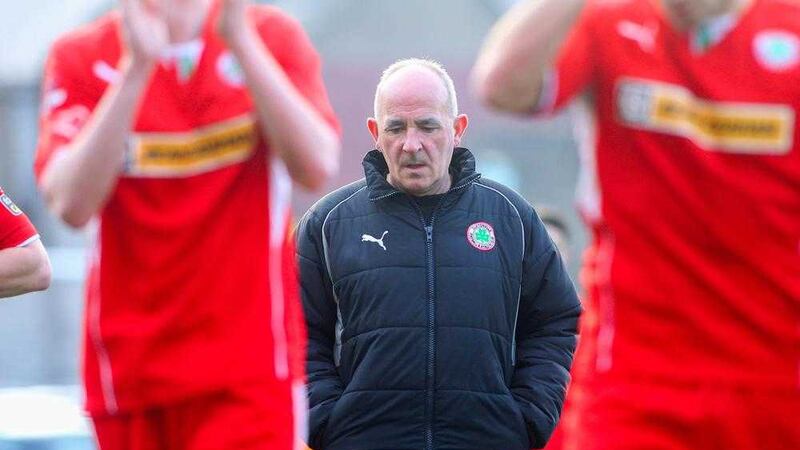 Tommy Breslin won eight trophies during his time as Cliftonville manager 