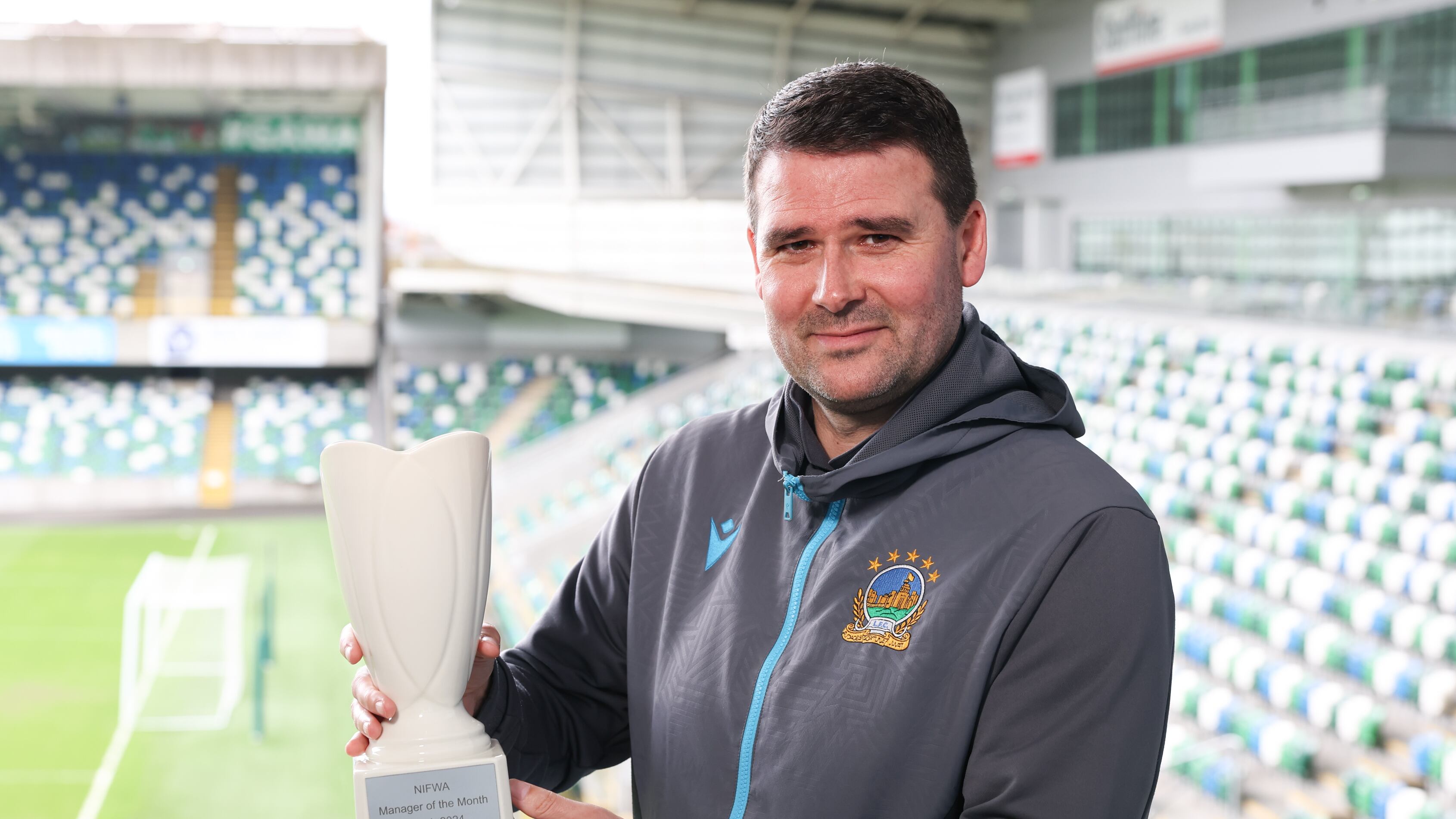 David Healy was named Manager of the Month for March