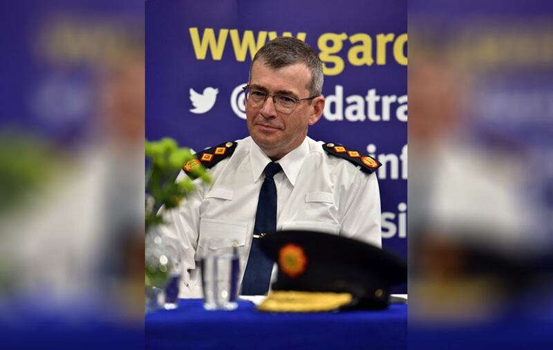 New Garda Commissioner Drew Harris at Kevin Street Divisional Headquarters in Dublin. Picture from Garda/ Press Association&nbsp;