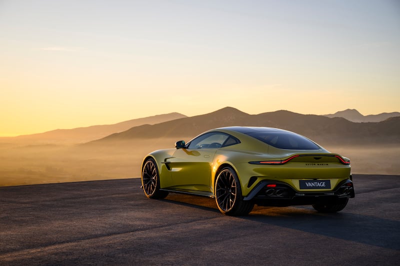 The Vantage’s V8 engine now produces 656bhp. (Aston Martin)