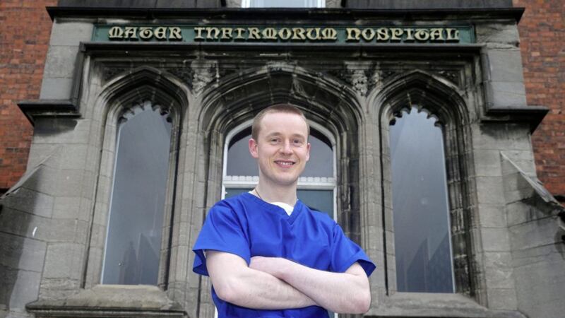Brother Chris Gault has returned to help out at the Mater Hospital in north Belfast. Picture by Mal McCann 
