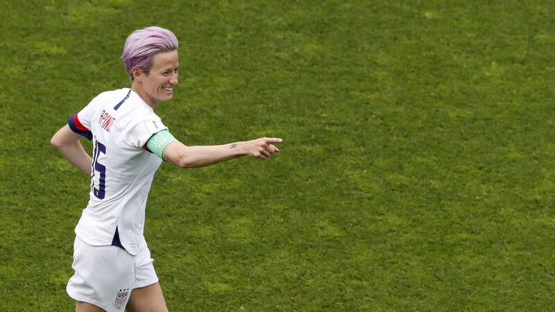 The President said Megan Rapinoe should ‘never disrespect our Country, the White House, or our Flag’.