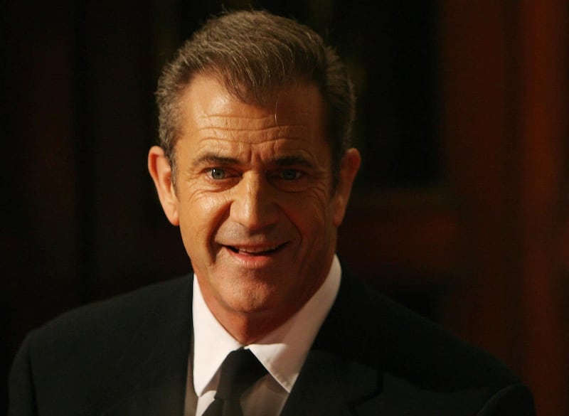 Mel Gibson on the red carpet