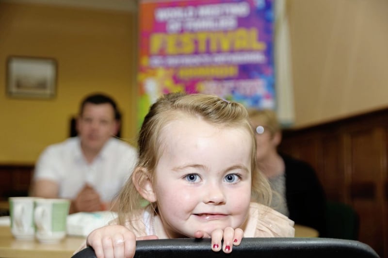 Lucy Fegan at the launch of Armagh&#39;s World Meeting of Families Festival. Picture by www.LiamMcArdle.com 