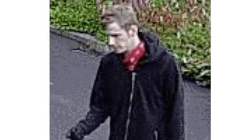 Police issued images of two men they want to talk to in connection with the attack on Christ Church in Derry last month 