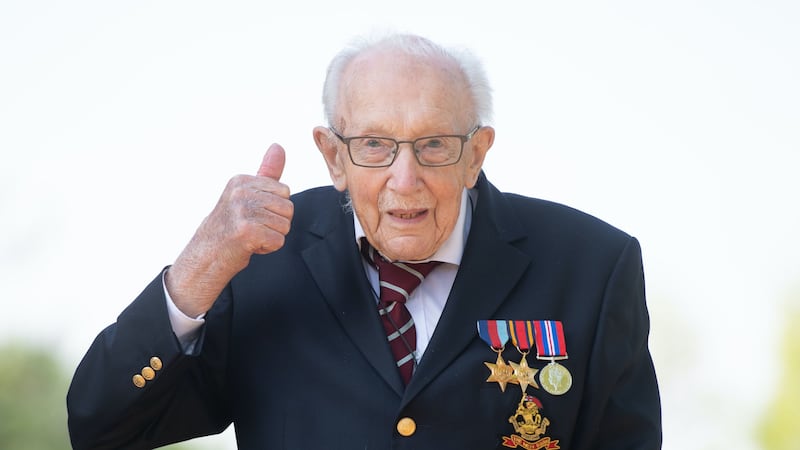 The 100-year-old Second World War veteran became a national hero by fundraising for the NHS.