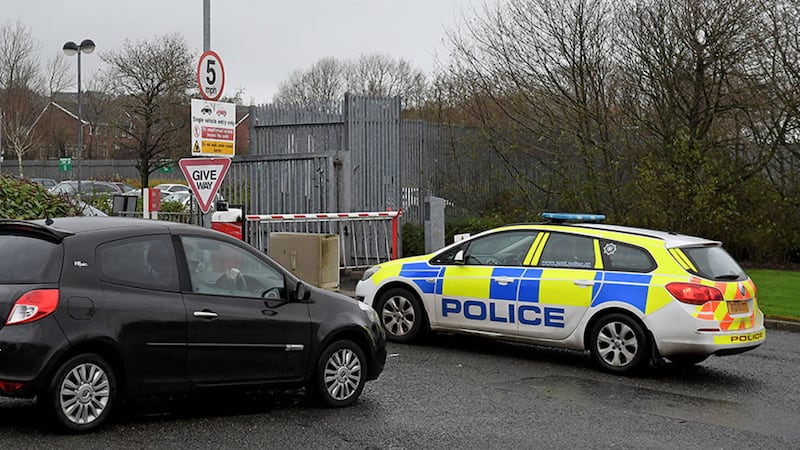 A suspicious package containing white powder discovered at Royal Mail's sorting office in Newtownabbey was found to be non-hazardous&nbsp;