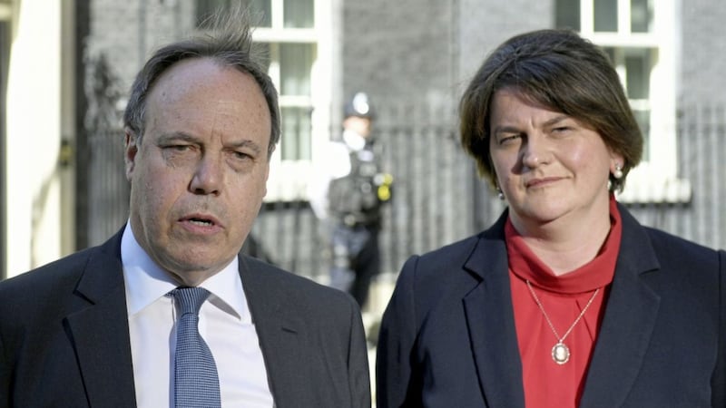 The DUP&#39;s Nigel Dodds and Arlene Foster 