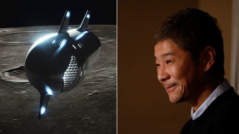 Japanese billionaire Yusaku Maezawa is making eight seats on his private trip available to civilians.