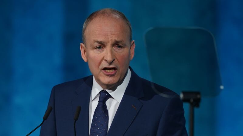 Micheal Martin defended the all-Ireland funding plans (PA)