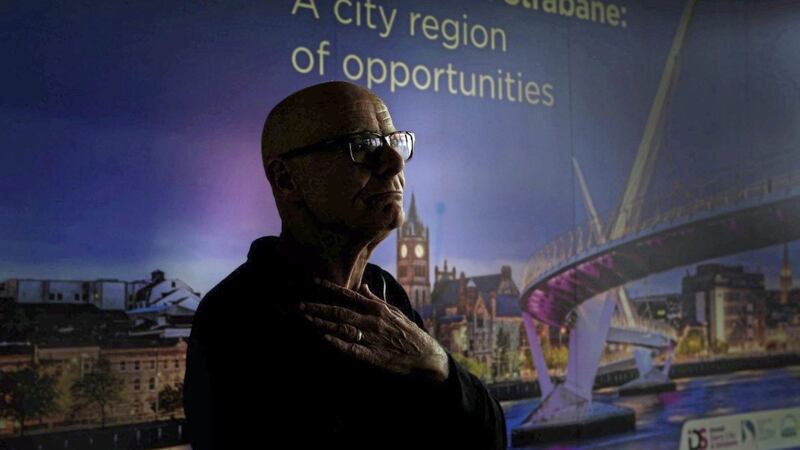 Eamonn McCann waits to be elected for People Before Profit during the Derry and Strabane election count on Saturday. Picture by Margaret McLaughlin 