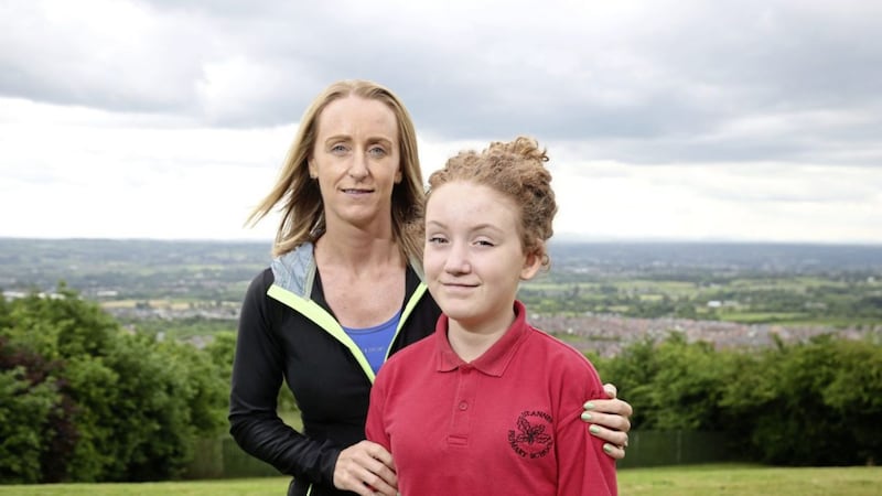 Fiona Shannon with her daughter Niamh (11), who has Spina Bifida 