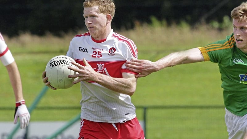 Derry captain Enda Lynn was downbeat after Sunday&#39;s defeat to Tyrone, but is hopeful of a run in the Qualifiers. Picture by Margaret McLaughlin 
