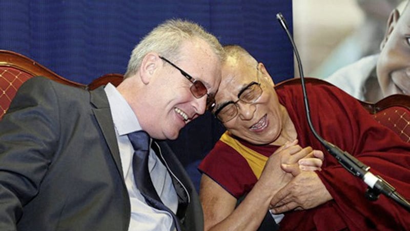 Richard Moore with the Dali Lama 