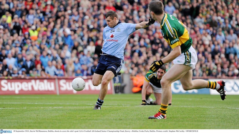 Kevin McManamon's goal for Dublin against Kerry in the closing stages of the 2011 All-Ireland final altered the dynamics between the two counties 