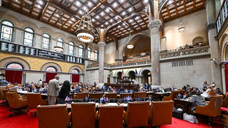 The New York state Assembly Chamber (AP)
