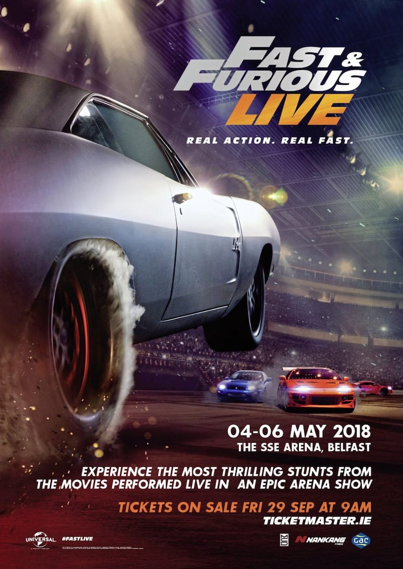 Fast &amp; Furious Live arrives in Belfast next May 