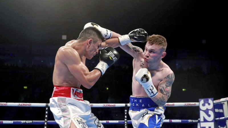 Carl Frampton says he is &quot;back on course&quot;