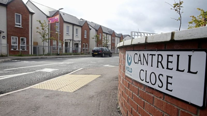 Cantrell Close in east Belfast where a number of Catholic families have been forced to leave their homes. Picture by Mal McCann 