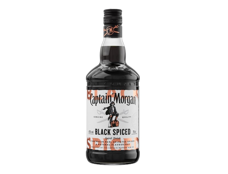 Captain Morgan Black Spiced Spirit Drink with Caribbean Rum, The Bar