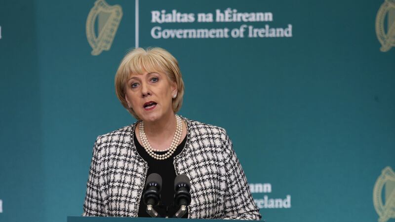 &nbsp;Business Minister Heather Humphreys during a media briefing in Government Buildings Dublin on coronavirus (Covid-19).