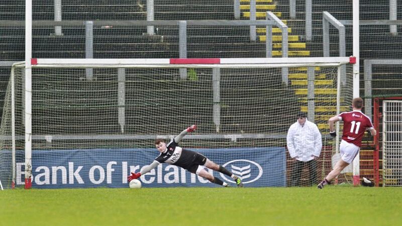 Westmeath&#39;s win in Celtic Park has made life more difficult for Derry in terms of gaining promotion. Picture by Margaret McLaughlin 