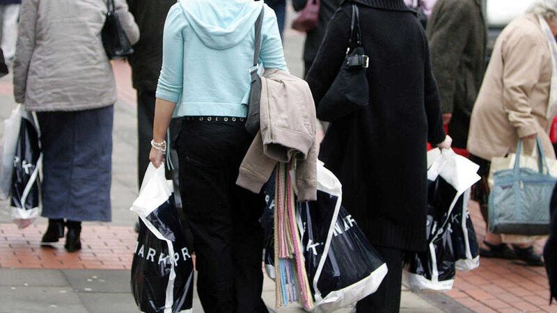 Shoppers are enjoyed a feel good factor due to falling prices and increased wages 