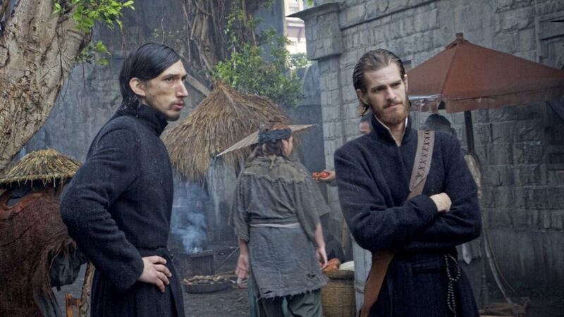 Adam Driver and Andrew Garfield in Silence 