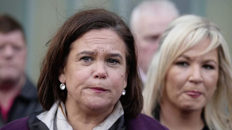 Sinn F&eacute;in leader Mary Lou McDonald made the comments following a press conference in south Belfast on Monday. Picture by Hugh Russell 