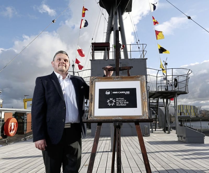 HMS Caroline manager Jamie Wilson. Picture by Kelvin Boyes / Press Eye 