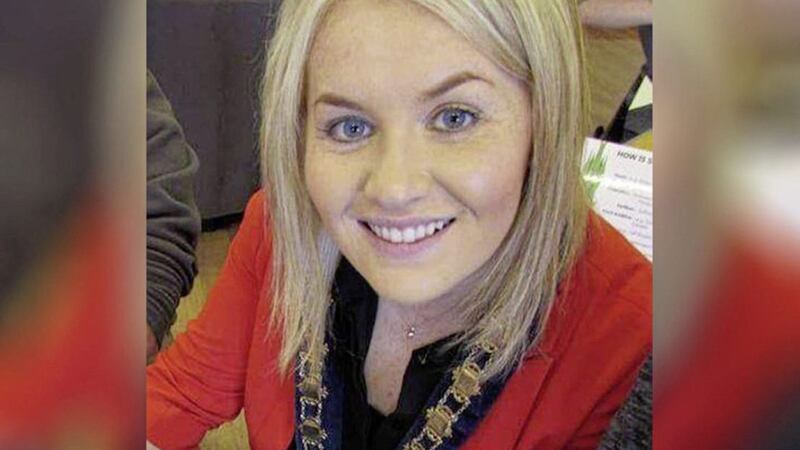 Sinn F&eacute;in councillor Naomi Bailie has returned home after spending ten weeks in hospital battling meningitis 