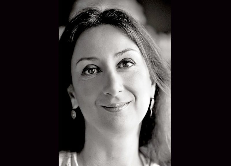 Daphne Caruana Galizia, the Maltese investigative journalist who was killed on October 16 2017 by a car bomb 