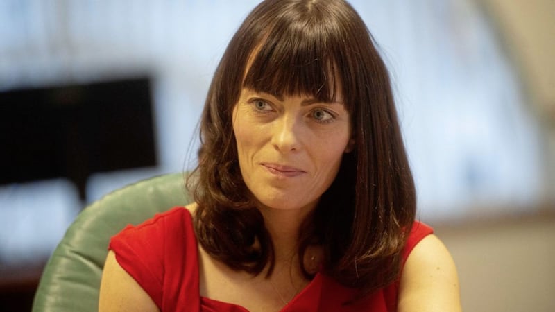 Infrastructure Minister, Nichola Mallon said the review would examine railway connectivity throughout the island of Ireland. Picture by Mark Marlow 