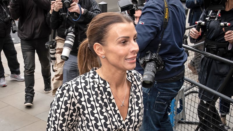 Coleen Rooney during the high-profile libel battle between her and Rebekah Vardy (Aaron Chown/PA)