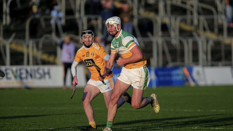 Ois&iacute;n Kelly bagged a couple of goals for Offaly against Wicklow on Saturday Picture by S&eacute;amus Loughran 
