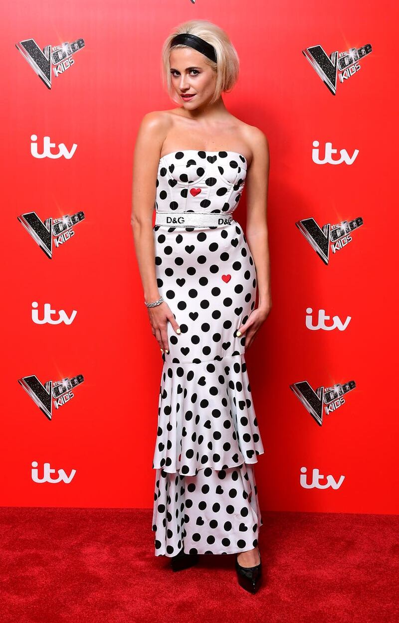 Singer Pixie Lott at the The Voice Kids 