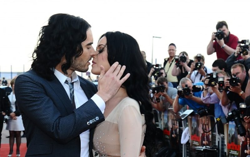 Katy Perry and Russell Brand (Ian West/PA)