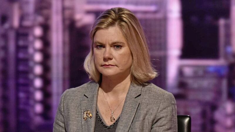 Justine Greening described the Tory leader&#39;s Brexit proposals as &#39;the worst of both worlds&#39;. Picture by Jeff Overs/BBC/PA Wire 