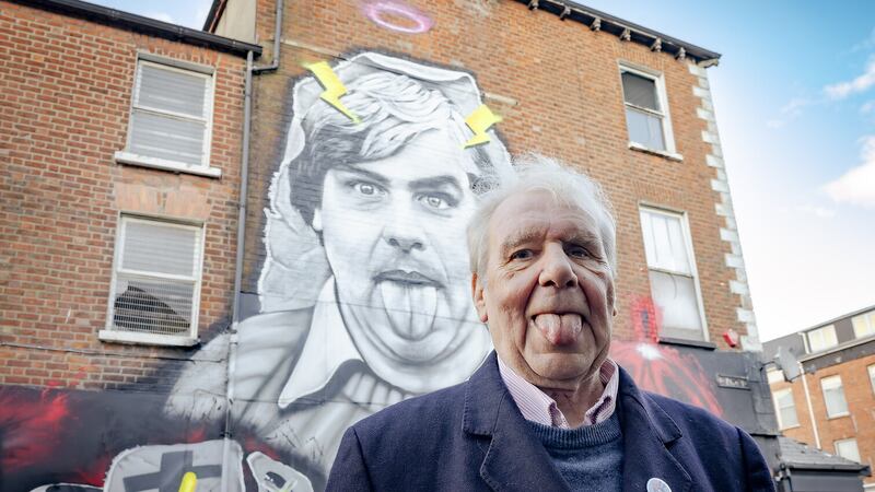 The mural pays homage to Belfast’s ‘Godfather of Punk’ Terri Hooley