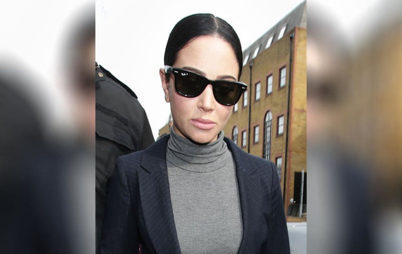 Tulisa Contostavlos who was the centre of the Fake Sheikh case. Picture by Yui Mok, Press Association 