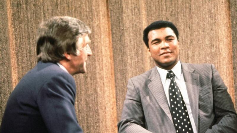The late Michael Parkinson (left) interviewed Muhammad Ali four times between 1971 and '81. The host, who died last week, famously said he didn't really like Ali but their chats were television gold because they were honest debates. 